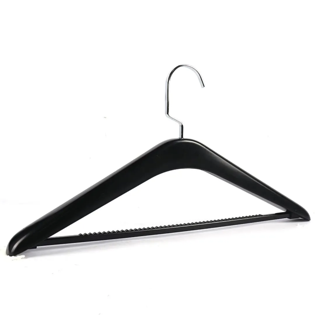 Verdikte brede schouder antislip ABS-kunststof hanger hotelkamerspecifiek pakoverhemd met clip-ondergoedzijdesteun