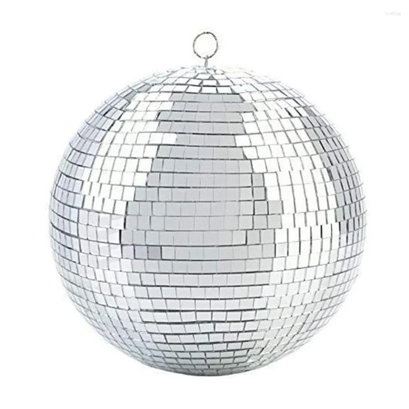 Sıvı Sabun Dispenser Renkli Sahne Aydınlatma Etkisi 8 inç 20 cm Disko Ayna Glitter Ball Hafif Gümüş Noel Partisi Dekor