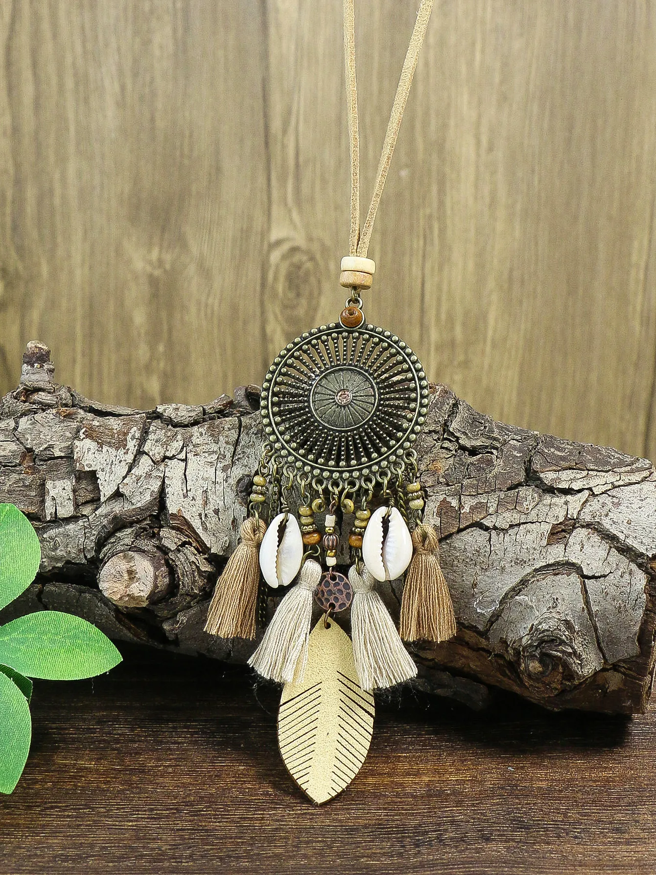 Boho style necklace deals