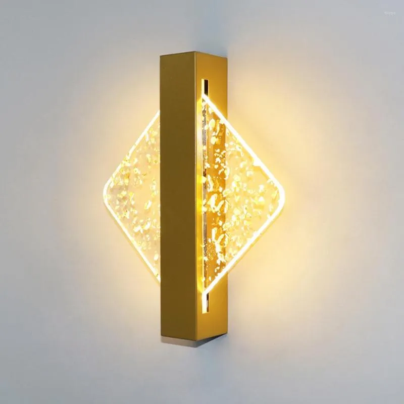 Vägglampa Enkel solen LED Utomhusljus inuti guld soffbord för vardagsrum Design Dörröppning 1 Pack rund steg