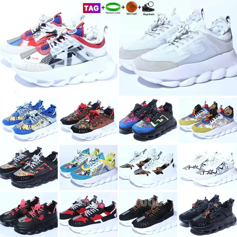 Chaussures décontractées de luxe de qualité supérieure chaîne Reactio bijoux sauvages chaîne lien formateur chaussures de course Sneaker EUR 36-47