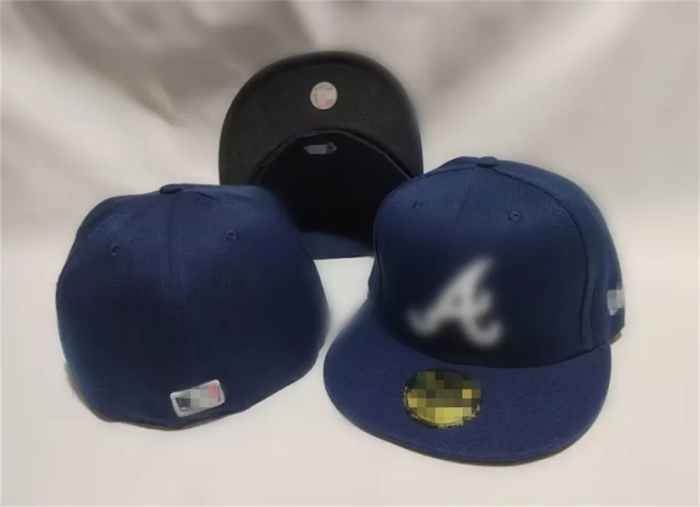 Gemonteerde hoeden snapbacks hiphop maat hoeden honkbal caps volwassen platte piek voor mannen vrouwen volledige gesloten maat 7-8 a1