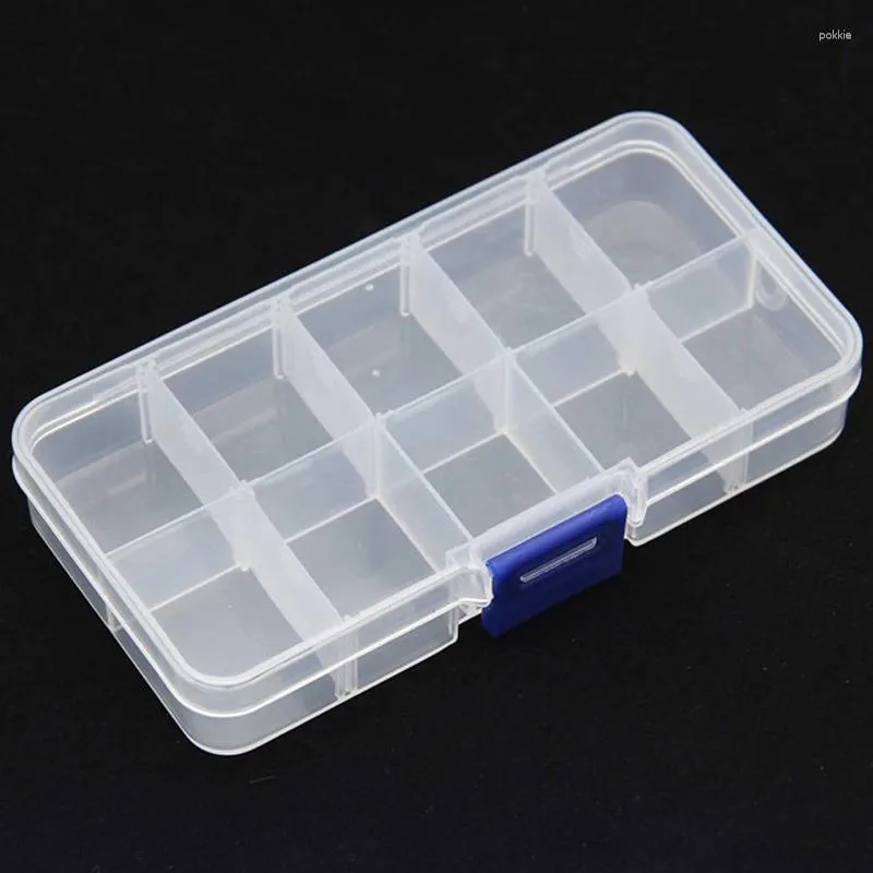 10 Grids Plastic Storage Box for Small Component J