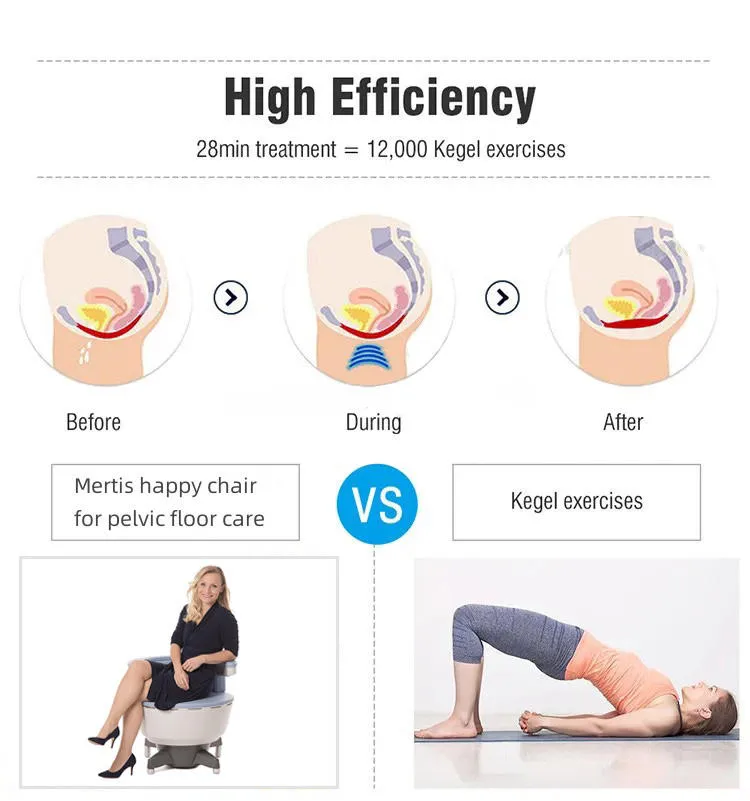 2024 Pelvic Muscle Repair Chair Postpartum Exercise Kegel Trainer Home Gym Equipment for Women Electromagnet Muscle Stimulator