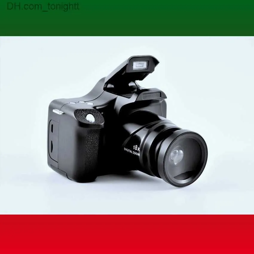 Camcorders 2022 New 4K Professional 30 MP HD Camcorder Camera Vision Vision Cameras 18x Zoom Digital مع عدسة MIC Q230831