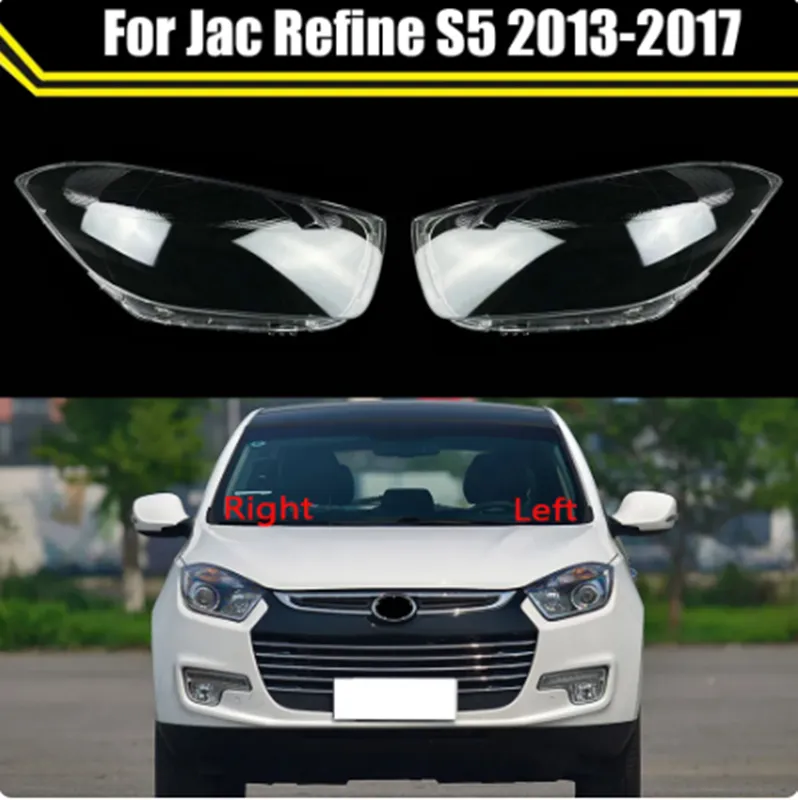 Auto Case Headlamp Caps For Jac Refine S5 2013-2017 Front Headlight Lens Cover Lampshade Lampcover Glass Shell