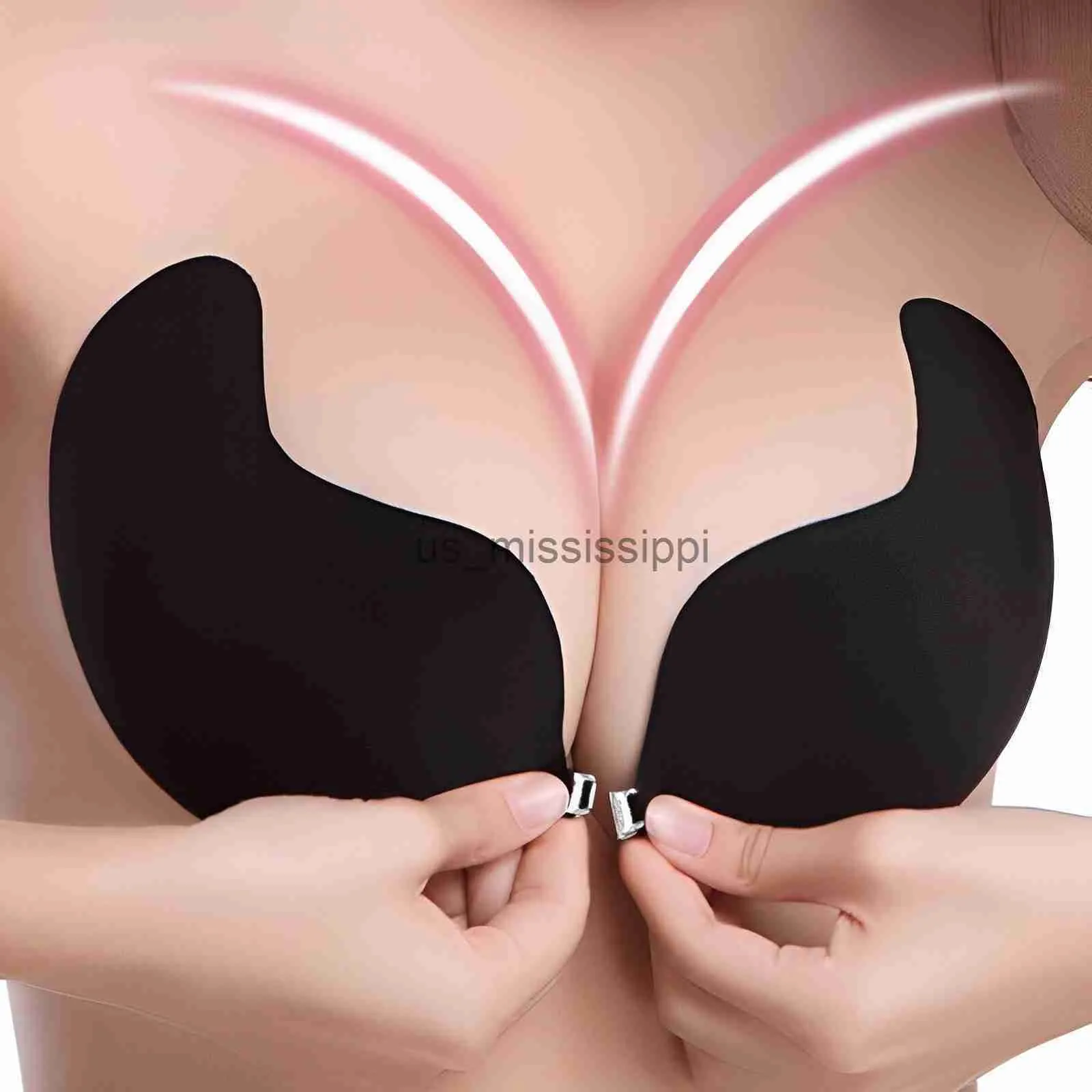 Almohadilla Para El Pecho Push Up Bra Adhesivo Pasty Sujetadores Sin Tirantes Reutilizable Cubierta Del Pezon Etiqueta Parche Mujeres Vestido De Novia Lenceria Sujetador De Silicona Relleno X0831 De 7...