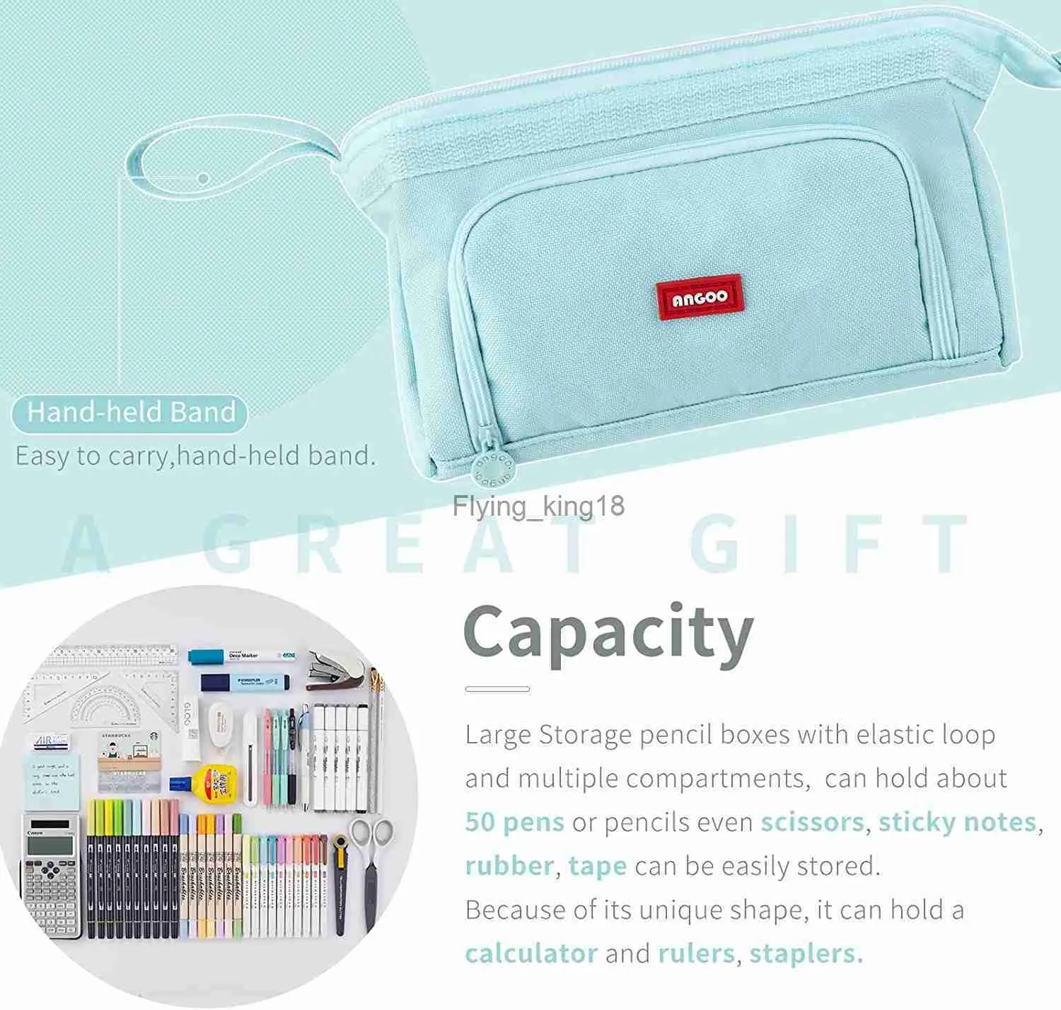 Wholesale multi compartment pencil case For Storing Stationery Easily 