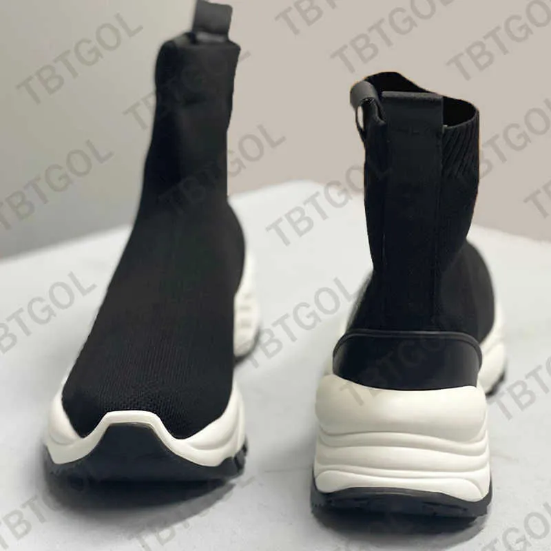 Designers Winter Socks Boot Casual Shoes Platform Sneaker Women Black White Luxury Knitted Elastic Boots Tennis Sneakers EU36 42 NO466