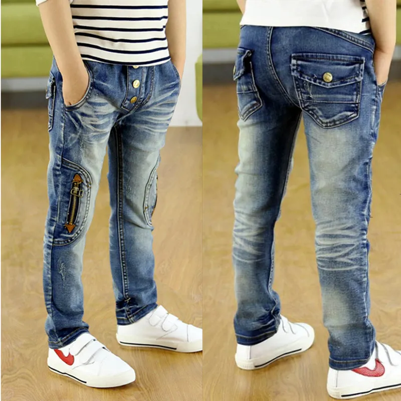 Jeans per bambini Jeans per ragazzi Pantaloni Primavera Autunno Neonati maschi Jeans skinny Casual Bambini Pantaloni lunghi in denim 4 6 8 10 12 anni 230927