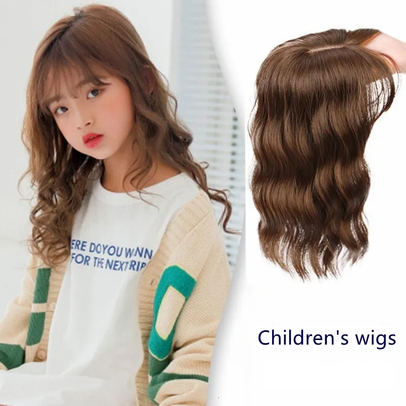 Acessórios de cabelo crianças peruca acessórios de cabelo para meninas crianças festa ao ar livre vestir-se chapelaria peças para donzela adolescente cocar coronet 230830