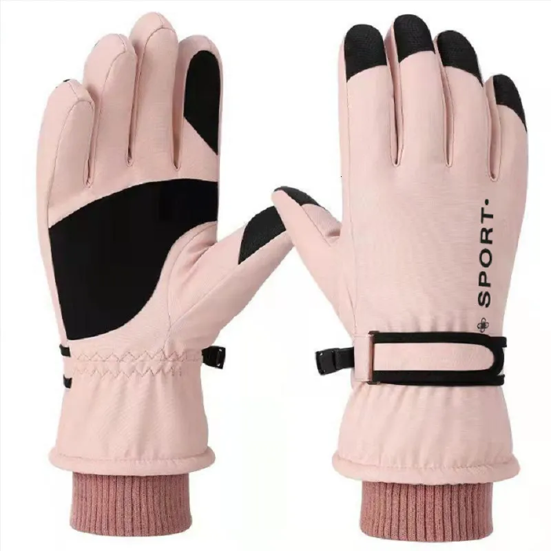 Gants de Ski 2023 épais, chauds, pour le snowboard, l'alpinisme, le cyclisme, étanches, écran tactile, neige d'hiver, 230830