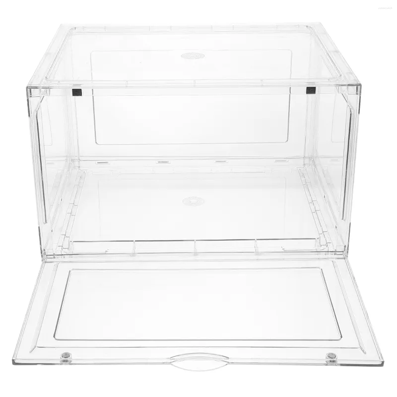 Plates Extra Large Bread Boxs Clear Holder Thicken The Pet Loaf Storage Kitchen Countertop