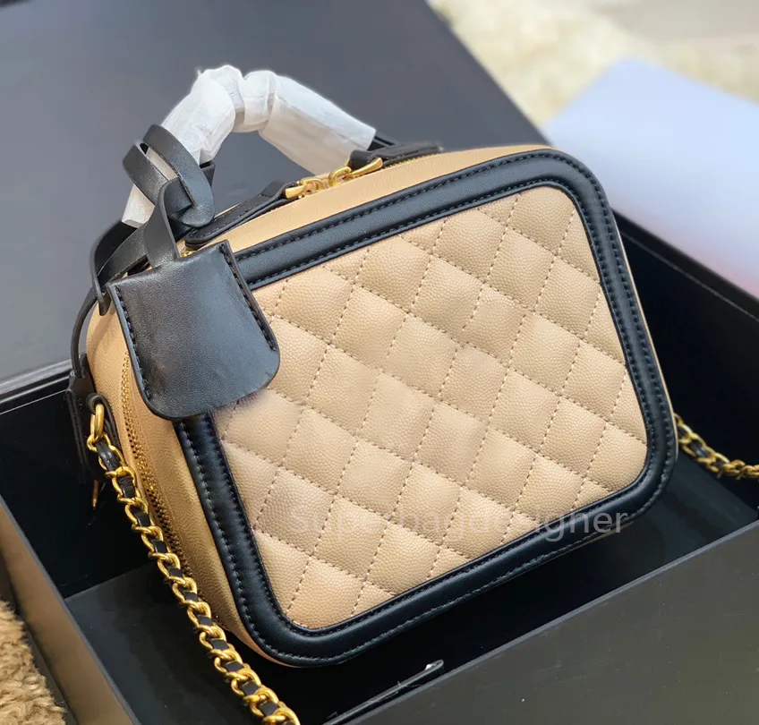 Genuine Leather Box Bag For Women Crossbody Shoulder Bag With Chain Cosmetic Makeup Bag Lady Trunk 2024 Fashion Purse From Superbagdesigner 103.04 DHgate.Com