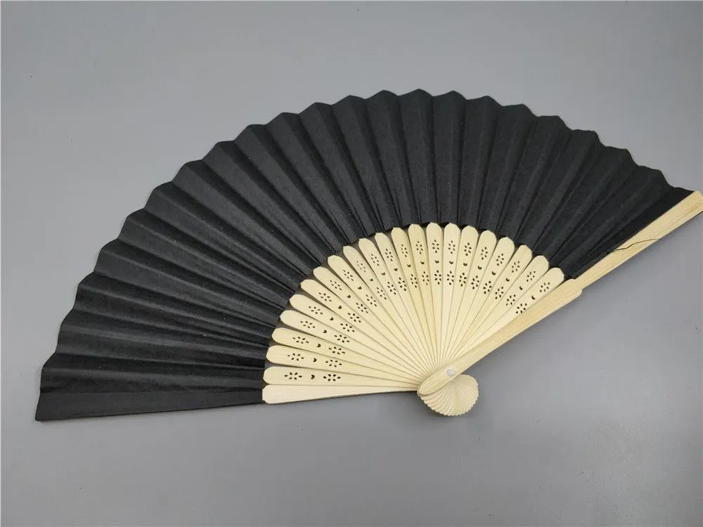 personalized paper folding hand fans wedding favors gifts bridal shower giveaways wholesales