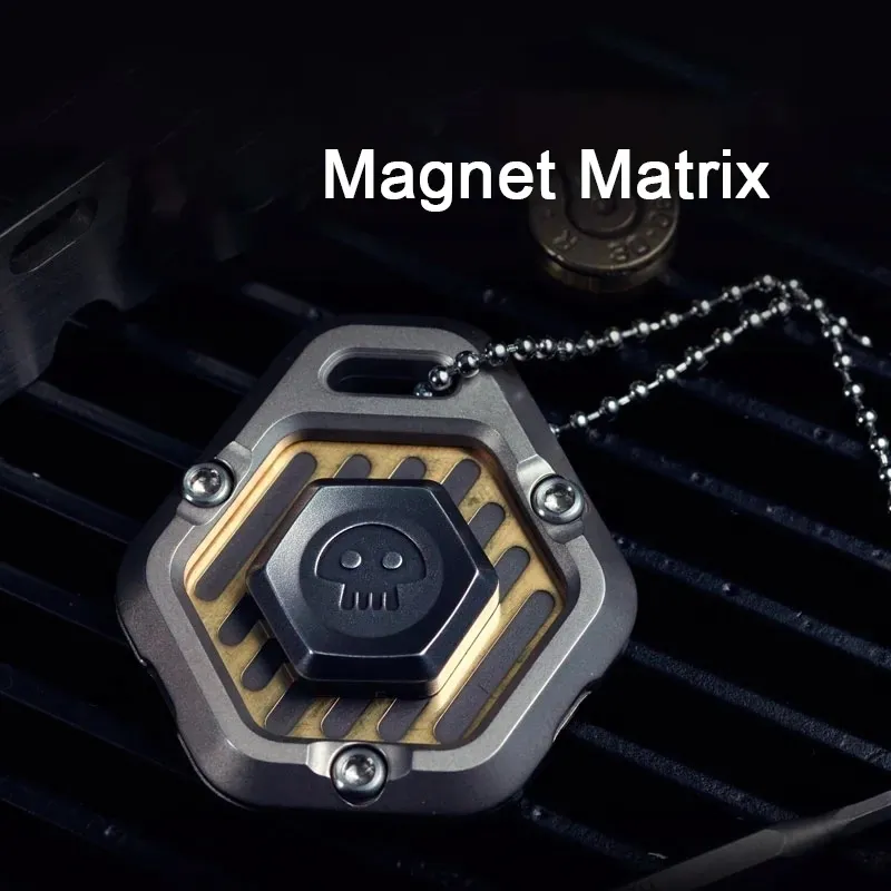 Black Mirror Magnetic Fingertip Metal Spinning Top Toy Universal EDC Fidget  Slider Coin For Decompression And Stress Relief 230830 From Xianstore07,  $114.28