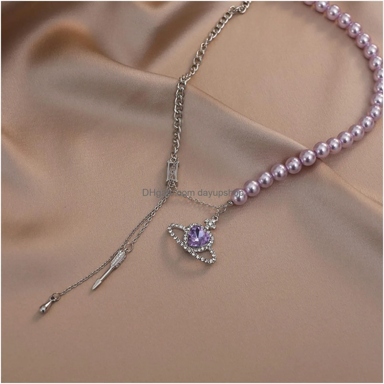 Stylish Pearl Necklace Set by Vivienne Westwood