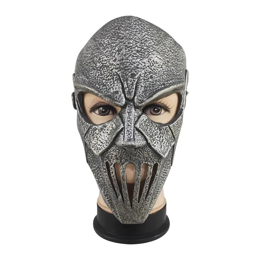 Maschere per feste Maschera Horror Scheletro Cosplay Casco in lattice Travestimento Costume di Halloween Puntelli Consegna a domicilio Giardino domestico Forniture festive Dhkel