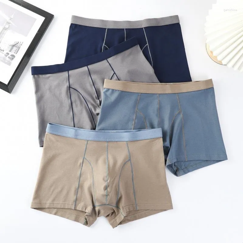 Onderbroek Heren Slipje Katoenen Boxershorts Ondergoed Voor Mannen Ondergoed Ademend U Bolle Zakje Mannelijke Gezellige Sexy Boxershorts Cuecas