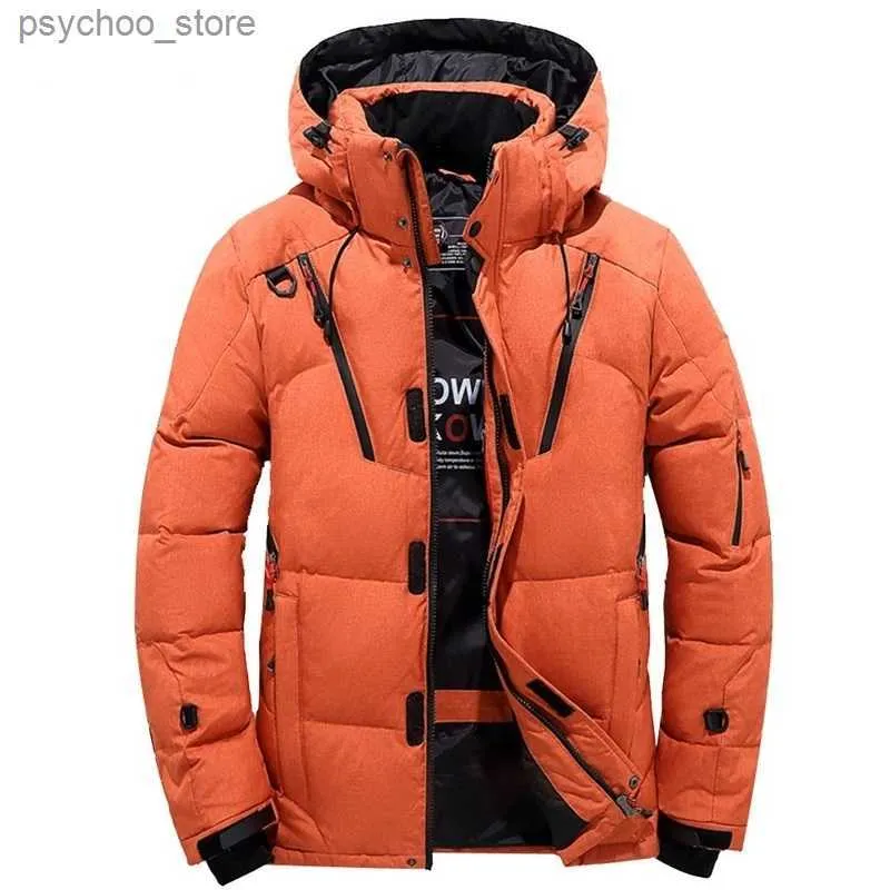 Мужской пакет Parkas 2022 Winter Snow Snow Down Jacket Men Canual The Choirt Warm Parkas Coots Coot