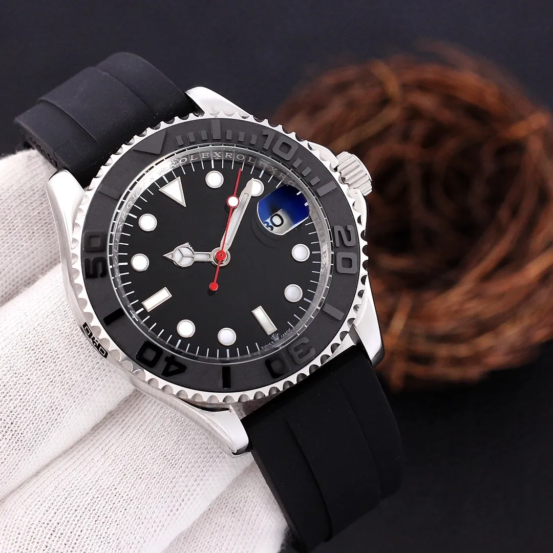 Neue Herren Damen YachtMaster Uhr 2813 Automatikwerk Edelstahl