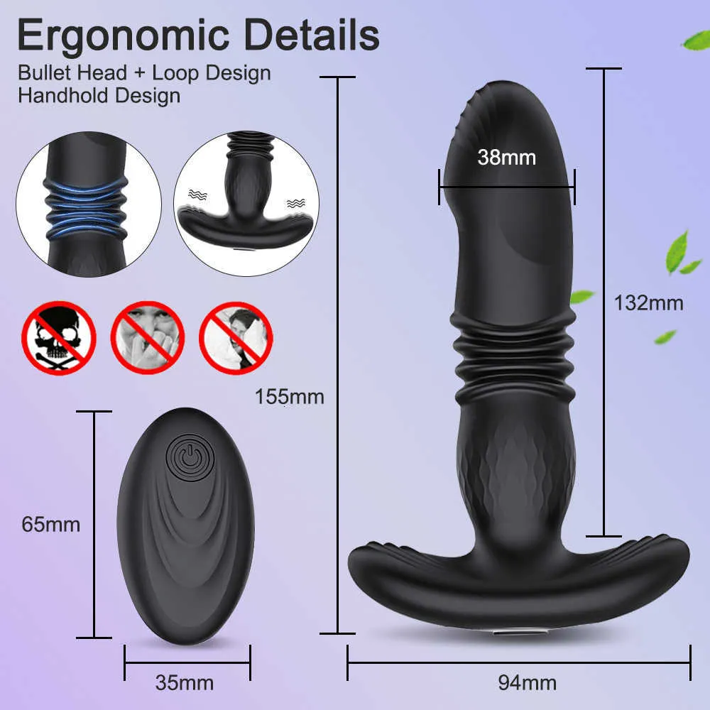 Sex Toy Massager Thrusting Dildo Anal Vibrator Butt... From 37,64  | DHgate