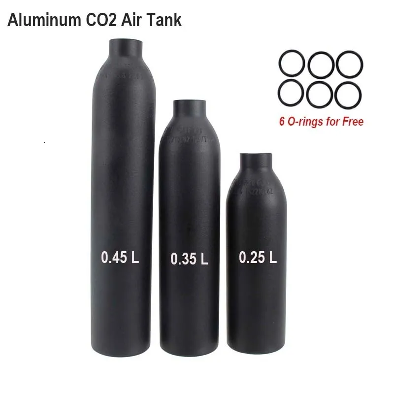 BAR TOLERS TOME 045035025L ALUMINIUM CO2 Lufttanksäkerhetsexplosionssäker högtryck paintballflaska Fyllningscylinder M1815 230830
