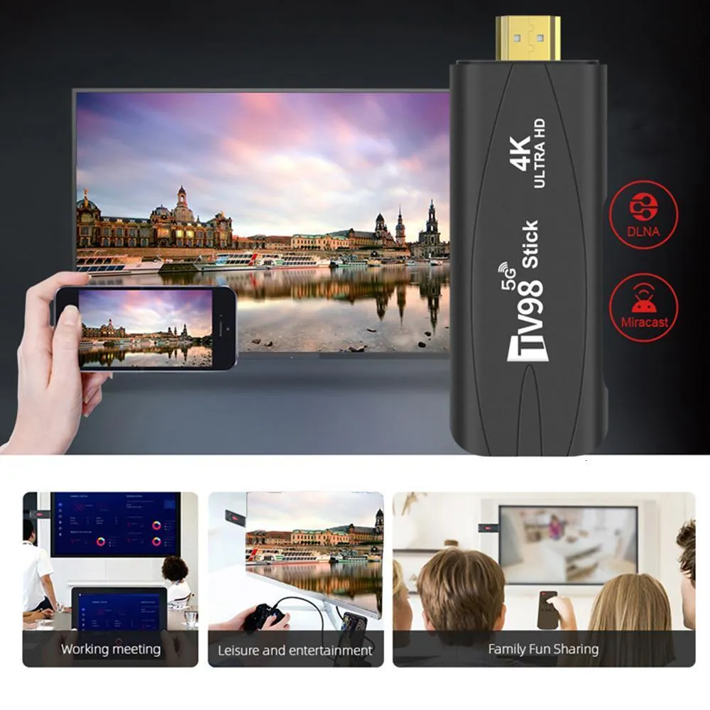 TV98 Android 13 Smart TV Box 4K HD 1GB+8GB H313 2.4G/5G WiFi Media