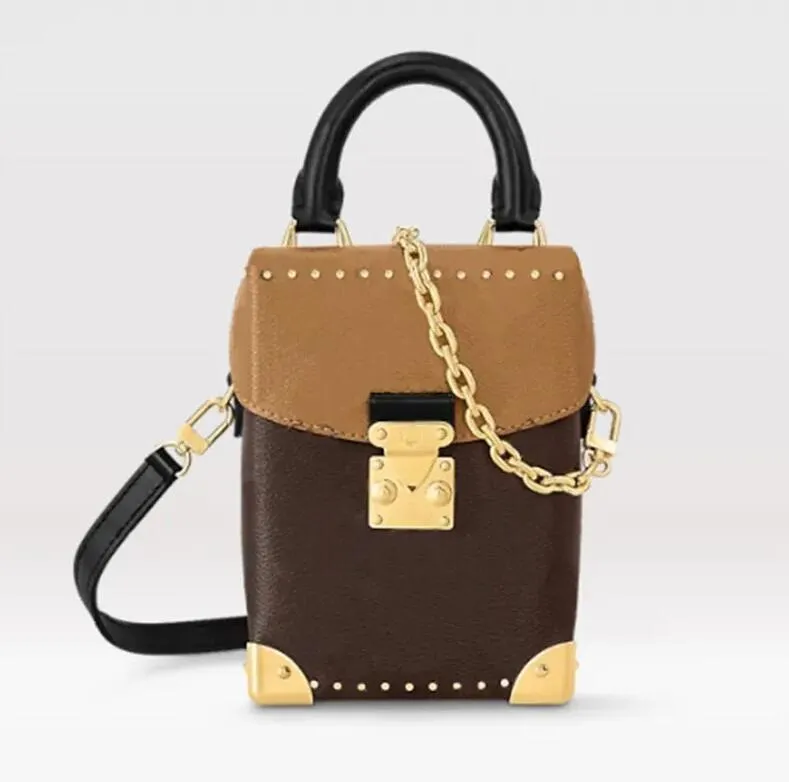 مصمم حقيبة مربع الكاميرا Super_bagss Creator Lady Crossbody Bag حقيبة كتف جلدية حقيقية 17.6 سم ACE حقيبة يد Knockoff No Box