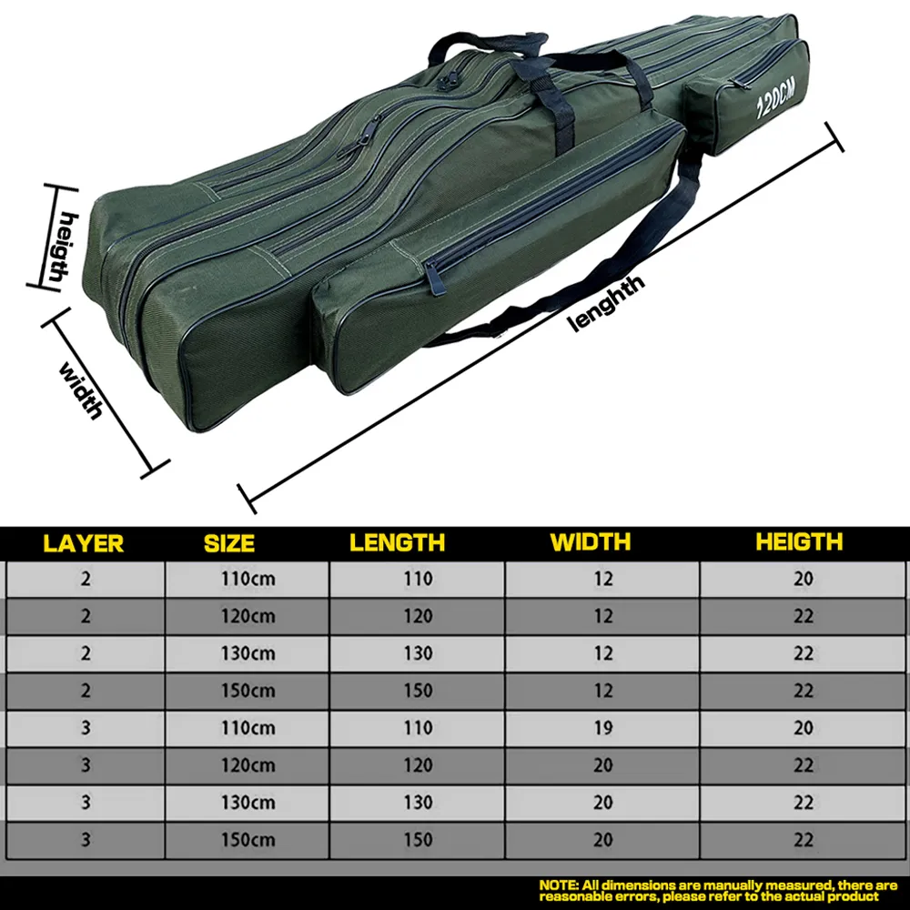 Sac De Pêche Shaddock – Pour 5 Cannes – étui Oxford Vert Armée – Neuf