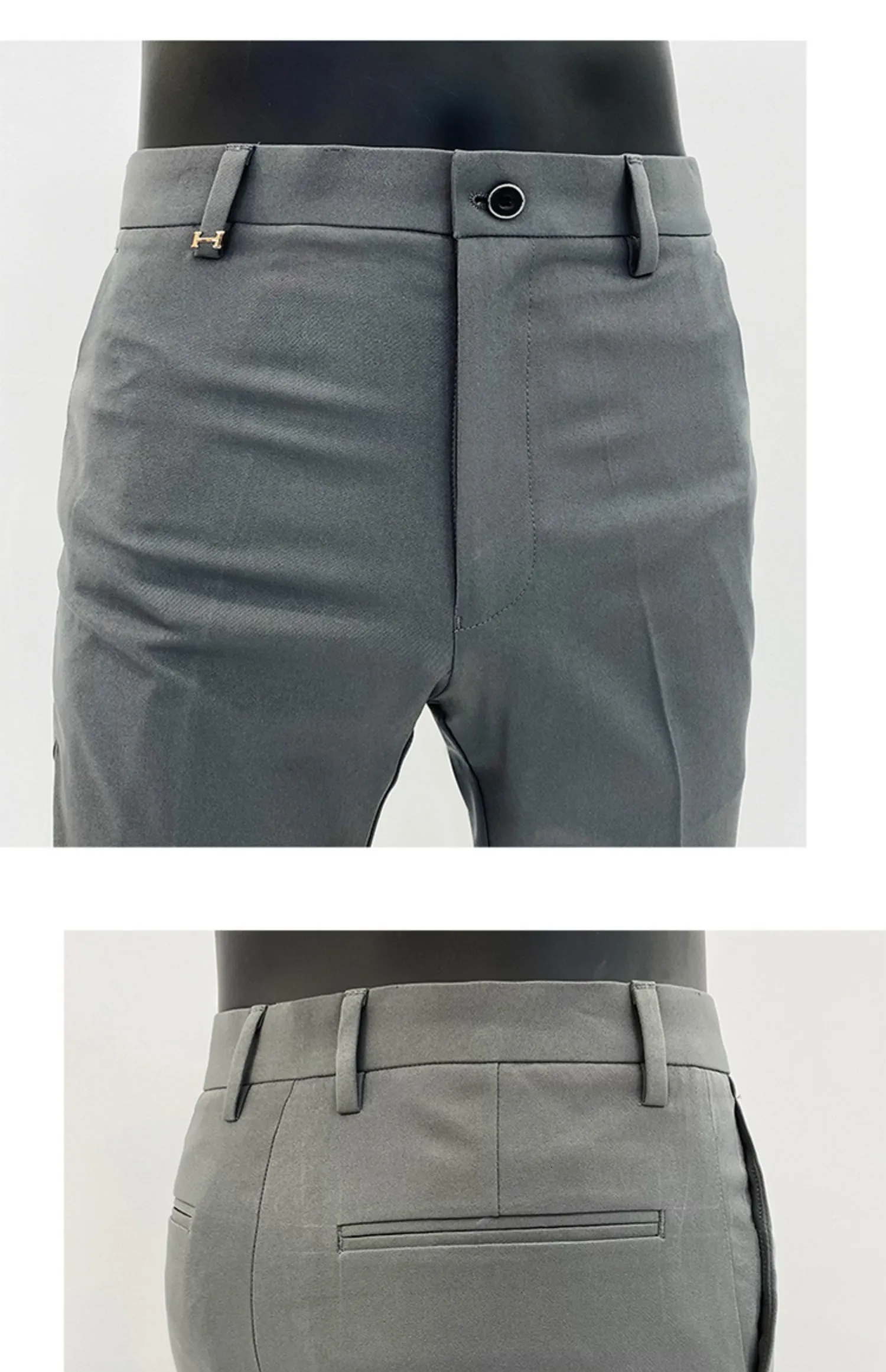 Mens Formal Pants Stretchy Solid Color Formal Trousers For Men For Casual Dress Full Length Fashion Clothing 230830 From Niao01 16 DHgate.Com