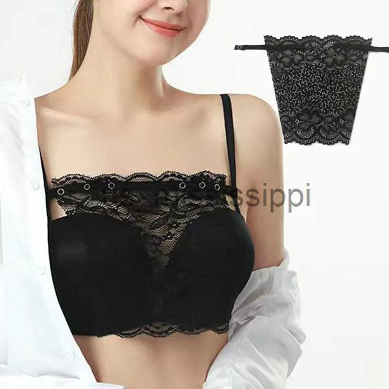 Autres articles de beauté de santé Femmes Quick Easy ClipOn Lace Mock Camisole Bra Summer Insert Lace Wrapped Chest Overlay Modesty Panel x0831