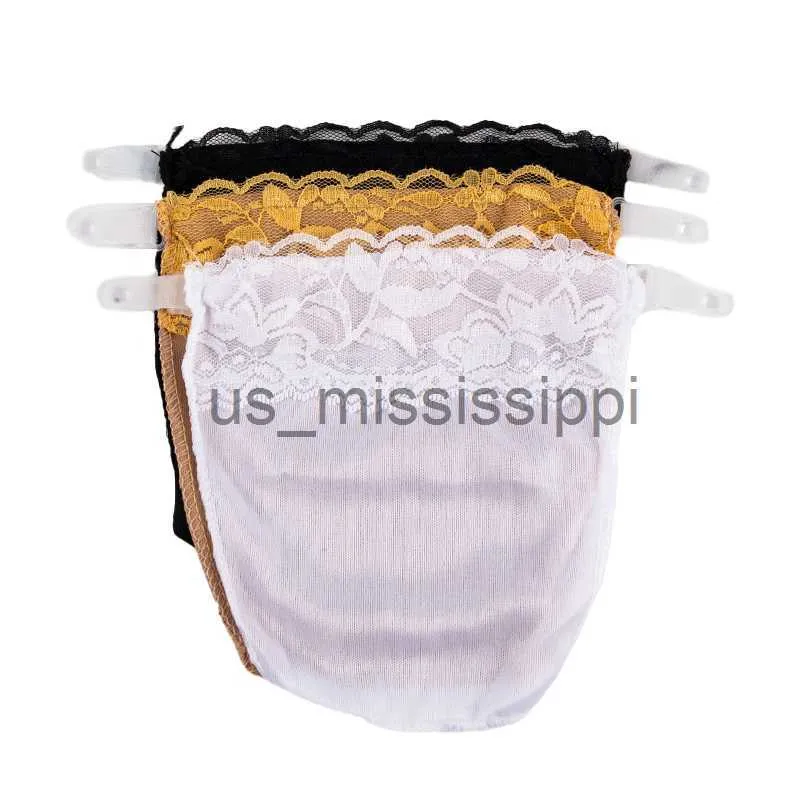 Womens Quick Acting Clip On Lace Camisole Bra Panty Use With Elastic Band  And Chest Overlay Modesty Panel From Us_mississippi, $4.95