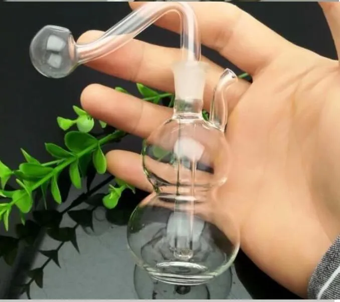Mini bottiglia d'acqua in vetro zucca Bong in vetro Bruciatore Tubi acqua in vetro Rigs Fumatori