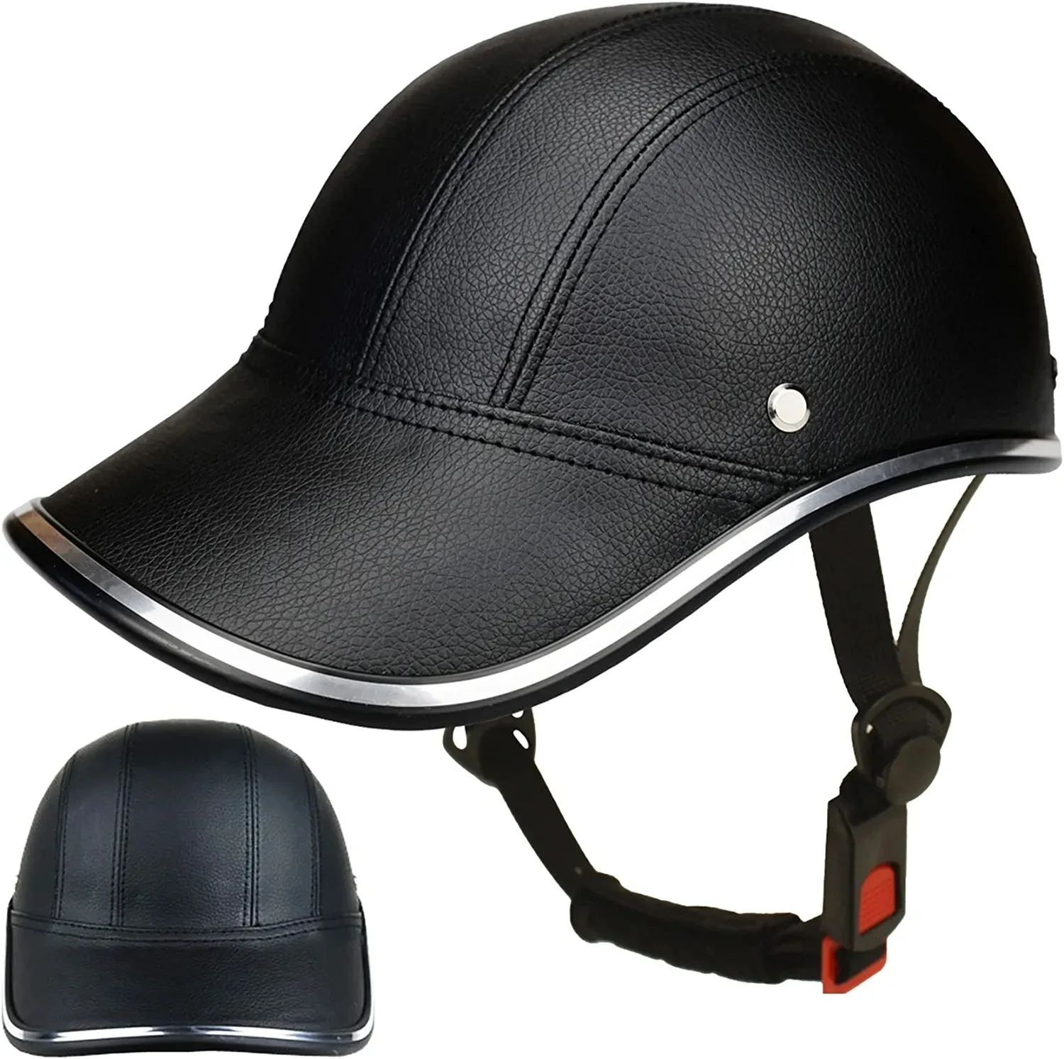Bisiklet kaskları bisiklet beyzbol şapkası motokros elektrik bisikleti abs deri güvenlik kaskı yetişkin erkekler için ayarlanabilir kayış ile kadın 230830
