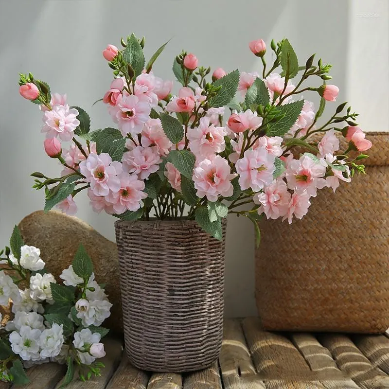 Dekoratif Çiçekler Düğün Manzarası Simülasyon Rehberi Buket Camellia İpek Çiçek Ana Masa Dekorasyon Düzenlemesi