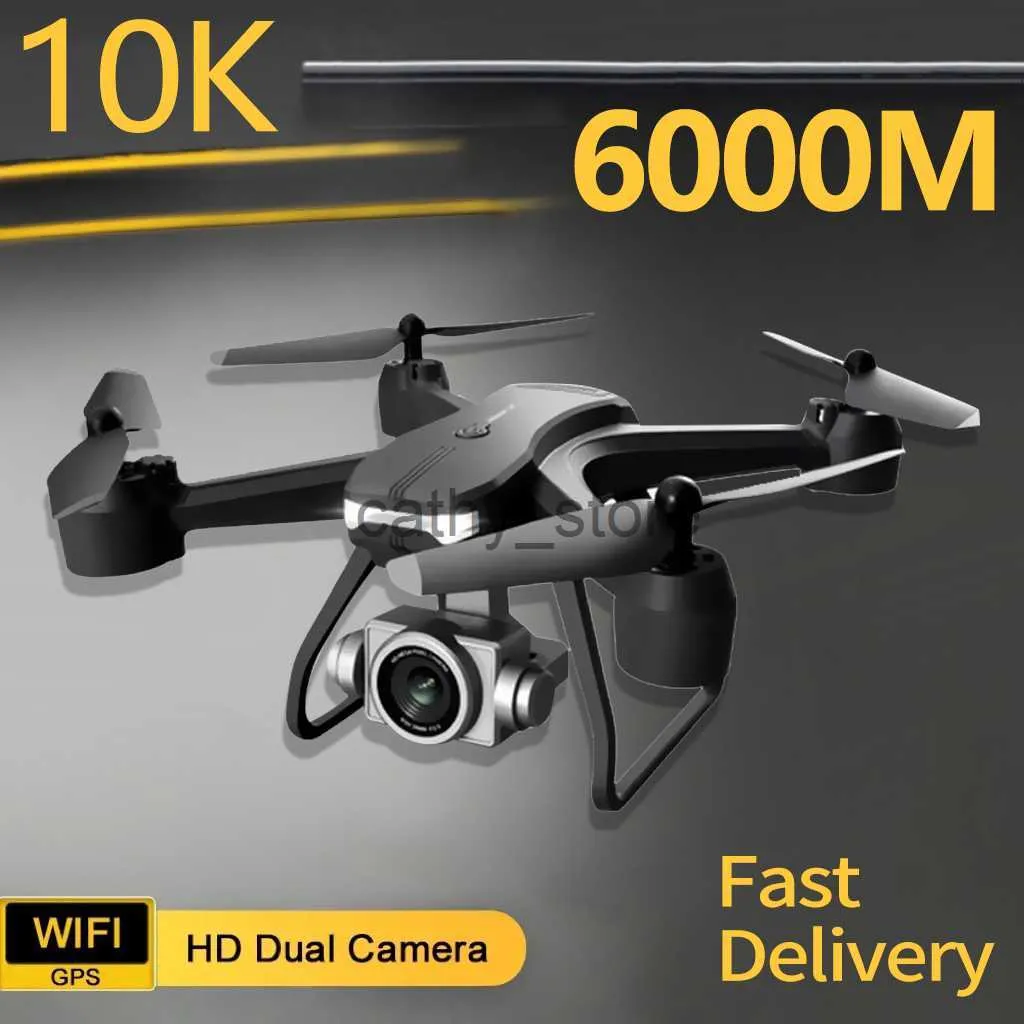 Simulateurs V14 Drone 4K Professionnel HD Grand Angle Caméra 1080P WiFi FPV Drone Double Caméra Hauteur Garder Quadcopter Hélicoptère Jouet x0831