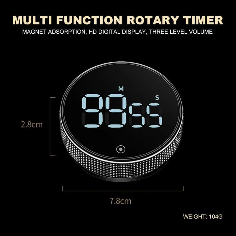 Minuteurs de cuisine LED minuterie de cuisine numérique pour la cuisson douche étude chronomètre réveil magnétique électronique cuisson compte à rebours minuterie 230831