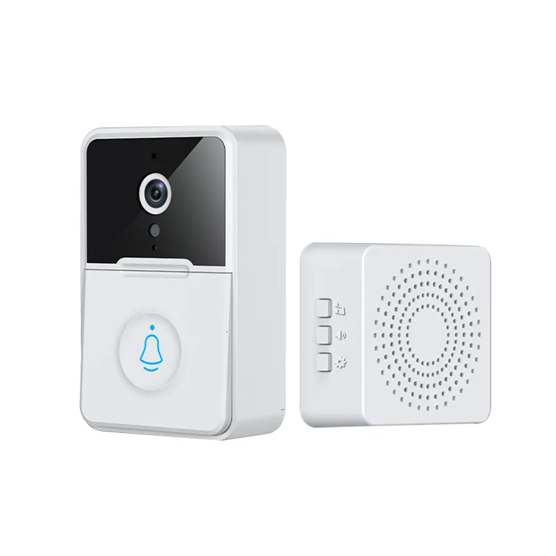 Video Deurtelefoons WiFi Deurbel Smart Home Draadloze Beveiliging Camera Ring Bell Intercom Nachtzicht Oplaadbaar Kement APP 230830