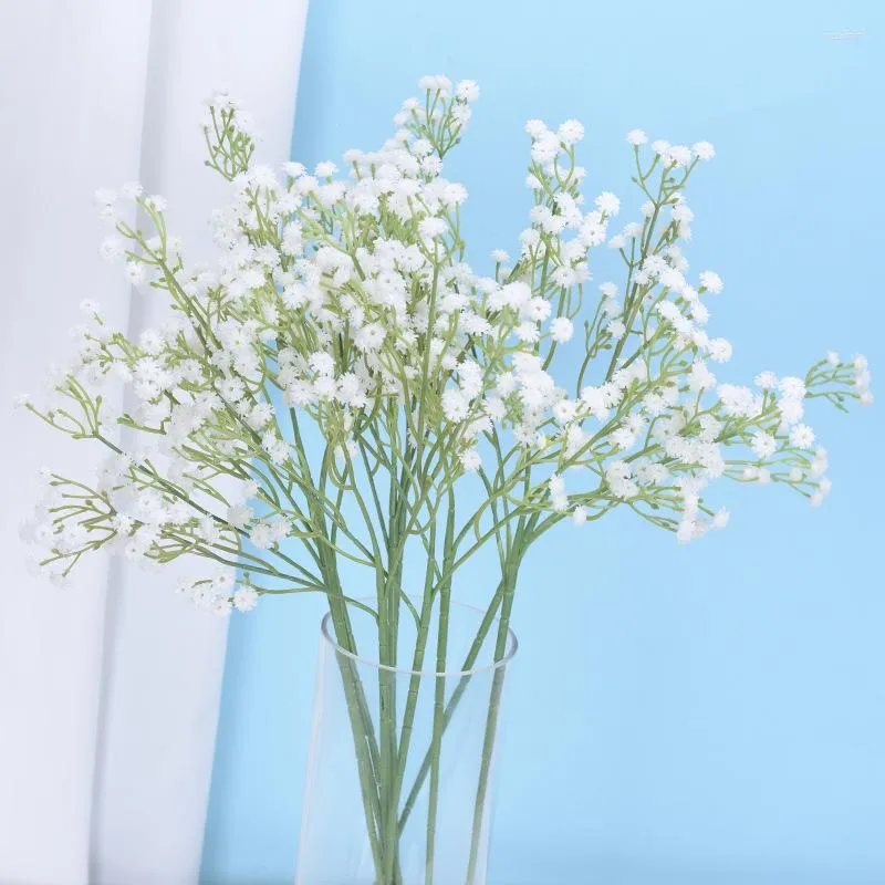 Flores decorativas 3 PCS Plantas Falsas Artificiais Simulação Casa-Decoração Pessoal de Pografia de Casamento