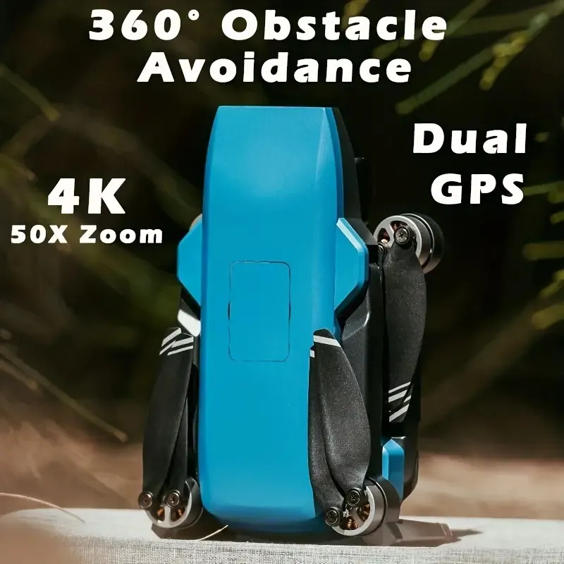 360°Obstacle Avoidance Drone With Blu-ray 4K HD Camera, Optical Flow Position, Stable Altitude Hold, Dual GPS Position, Strong Brushless Motor