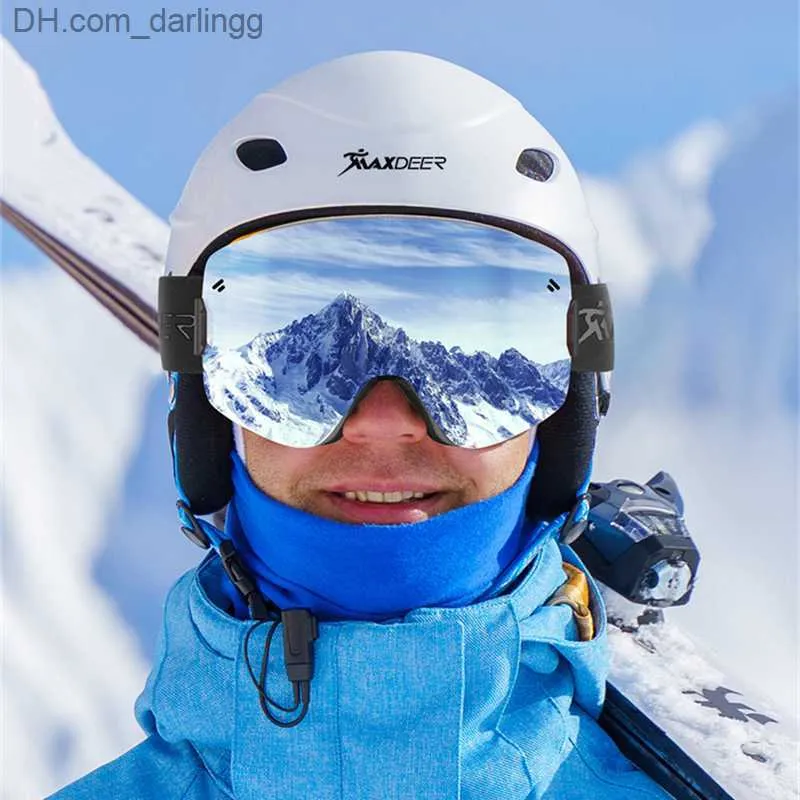 Masque - lunettes ski,Lunettes de Ski Double Anti-buée UV400 pour