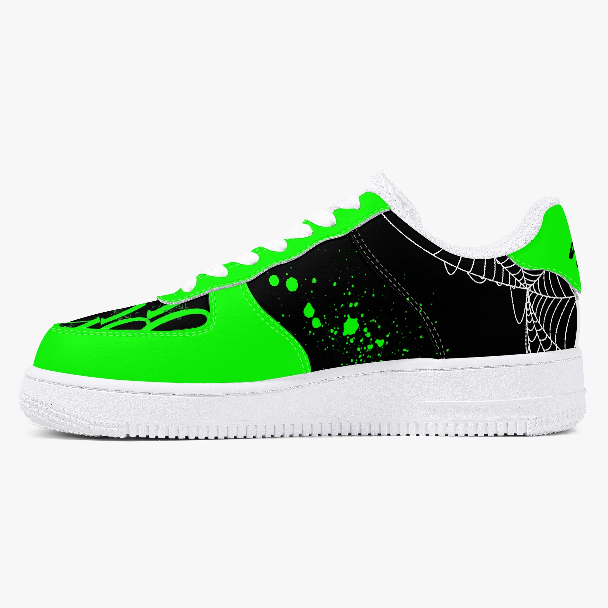 Scarpe fai da te una per uomo donna sneaker casual con piattaforma testo personalizzato con scarpe da ginnastica stile cool verde moda scarpe outdoor 36-48 68963