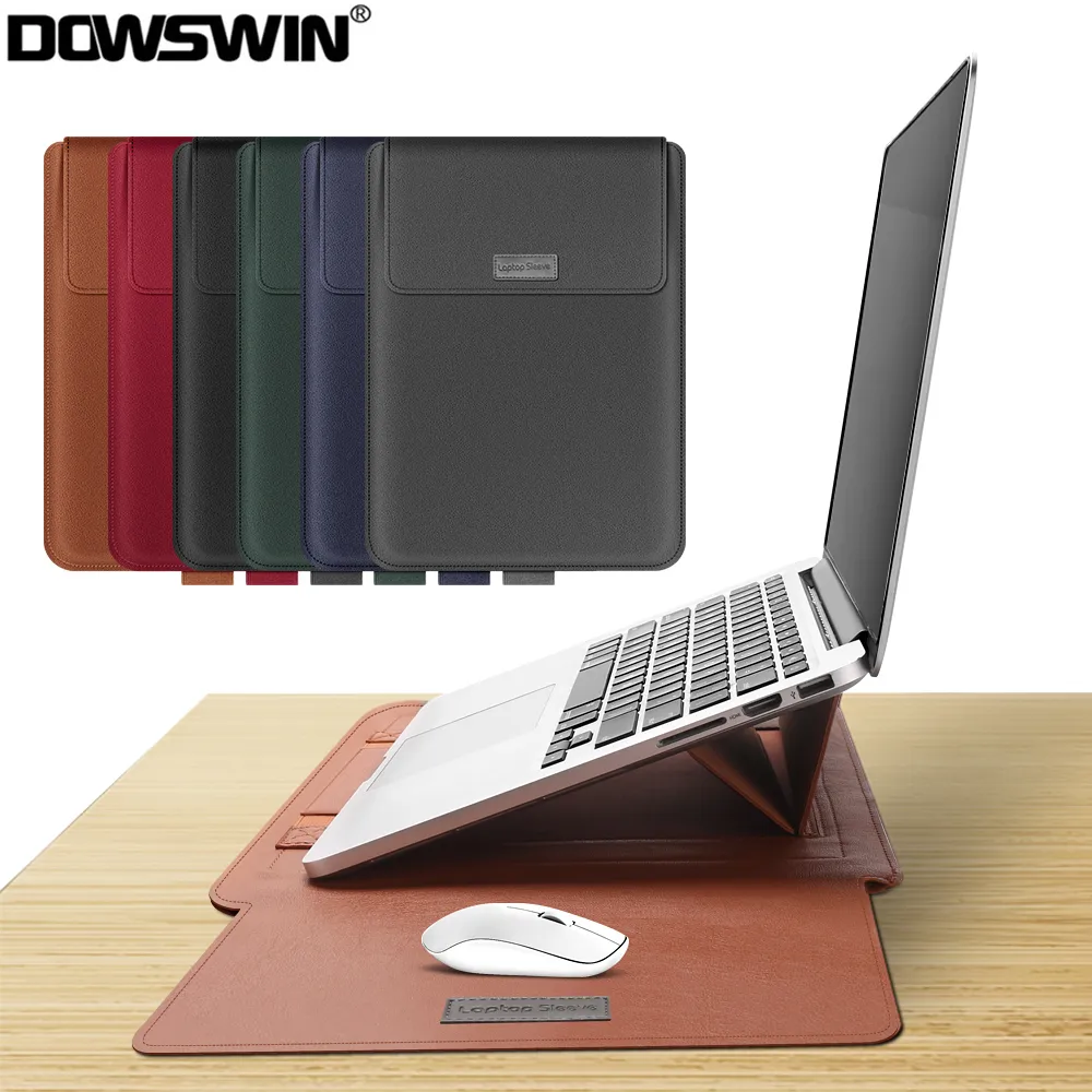 Laptop påsar Laptop Sleeve Bag Fall för MacBook Air Pro 13 M1 M2 Notebook Sleeve Bag för Huawei Asus Dell 11 12 13.3 14 15 15.6 16 Fall 230831