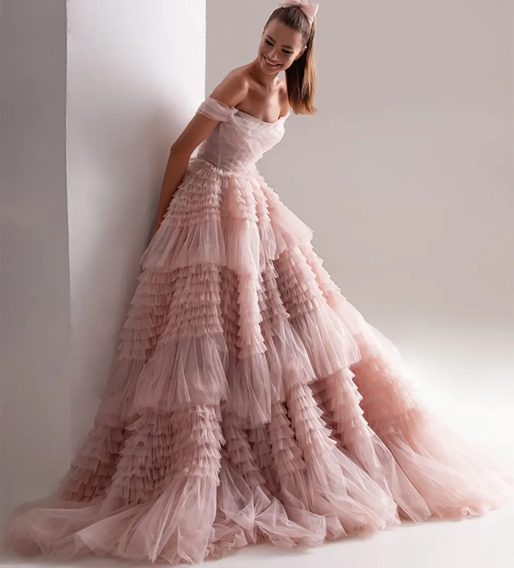 chinese dress ladies Zapaka Women Light Pink Prom Dress with Slit Mermaid Spaghetti Straps V-Neck Corset Sequin Tulle Long Evening Dress, Light Pink / US10