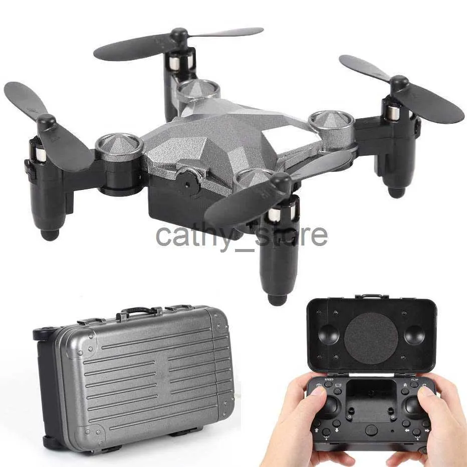 أجهزة المحاكاة 2.4G WIFI DH-120 الأمتعة بدون طيار ميني قابلة للطي Quadcopter Remote Contition ALDIDEN