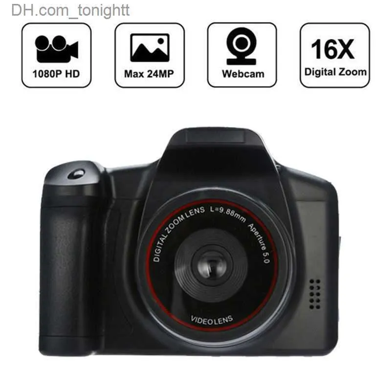 Camcorders для YouTube Digital Camera Профессиональная запись Wi-Fi USB-зарядка фотографических камер портативные виртуальные данные 30 кадров в секунду Q230831