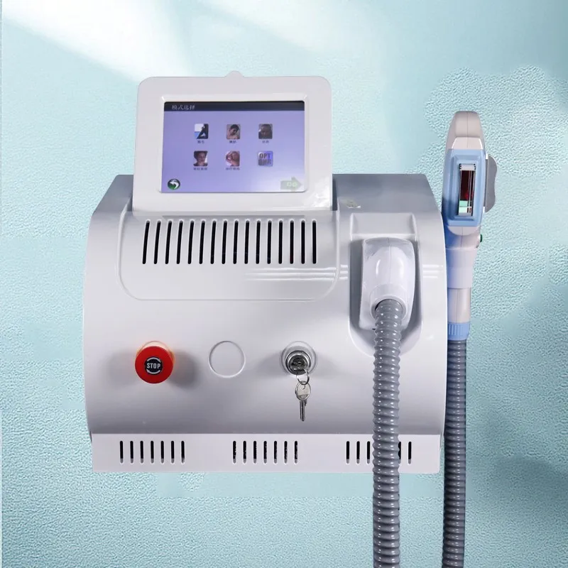 Portable multi-functional single handle skin rejuvenation ice cool ipl opt permanent hair removal machine