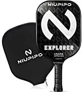 niupipo Explorer Pickleball Paddle - Fiberglass, USA Approved Professional Pickleball Paddles, Po...