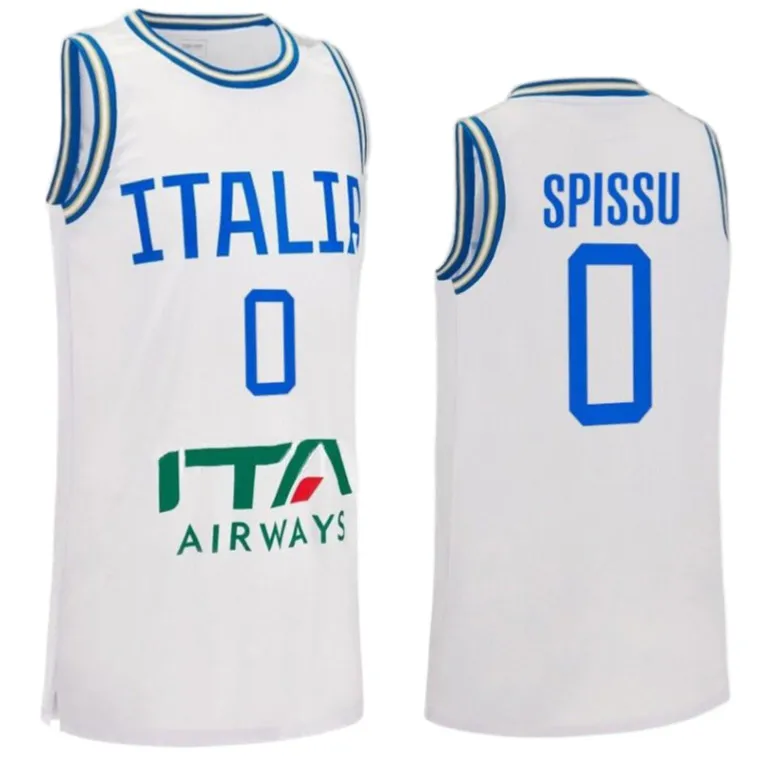 National Team Italia Basketball Jersey 2024, Top Di Basket Personalizzato  Con Numero Di Nome, Uniforme Da Basket Traspirante, Che Vaga Lumidit�  Uomini, Maglia Personalizzata Della Squadra Da 10,94 � | DHgate